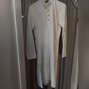 Ethni'ks Neuron White Men's Tunic/Pajama